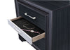 Naima Black Nightstand Naima Black Nightstand