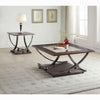 Isiah Black Nickel & Clear Glass Coffee Table Isiah Black Nickel & Clear Glass Coffee Table