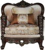 Acme Furniture Devayne Chair with 2 Pillows in Dark Walnut 50687 Acme Furniture Devayne Chair with 2 Pillows in Dark Walnut 50687