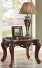 Acme Furniture Eustoma End Table in Marble/Walnut 83067 Acme Furniture Eustoma End Table in Marble/Walnut 83067
