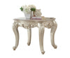 Acme Furniture Gorsedd End Table in Antique White 82442 Acme Furniture Gorsedd End Table in Antique White 82442