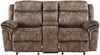 Acme Furniture Zubaida Motion Loveseat with Console in 2-Tone Chocolate Velvet 55021 Acme Furniture Zubaida Motion Loveseat with Console in 2-Tone Chocolate Velvet 55021