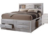 Acme Ireland Full Storage Bed in White 21710F Acme Ireland Full Storage Bed in White 21710F