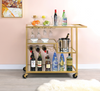 Adamsen Champagne & Mirror Serving Cart Adamsen Champagne & Mirror Serving Cart