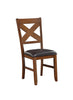 Apollo Espresso PU & Walnut Side Chair Apollo Espresso PU & Walnut Side Chair