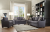 Cleavon II Gray Linen Sofa w/2 Pillows Cleavon II Gray Linen Sofa w/2 Pillows