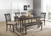 Claudia II Weathered Gray Dining Table Claudia II Weathered Gray Dining Table