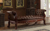 Dresden PU & Cherry Oak Bench Dresden PU & Cherry Oak Bench