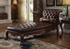 Dresden PU & Cherry Oak Chaise & Pillow Dresden PU & Cherry Oak Chaise & Pillow