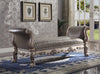 Dresden Vintage Bone White & PU Bench Dresden Vintage Bone White & PU Bench
