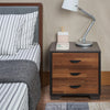 Eloy Walnut & Espresso Accent Table Eloy Walnut & Espresso Accent Table