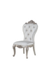 Gorsedd Cream Fabric & Antique White Side Chair Gorsedd Cream Fabric & Antique White Side Chair
