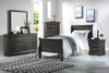 Louis Philippe Dark Gray Twin Bed Louis Philippe Dark Gray Twin Bed