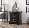Louis Philippe III Black Nightstand Louis Philippe III Black Nightstand