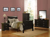 Louis Philippe III Black Twin Bed Louis Philippe III Black Twin Bed