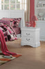 Louis Philippe III White Nightstand Louis Philippe III White Nightstand
