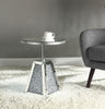 Noralie Mirrored & Faux Diamonds Accent Table Noralie Mirrored & Faux Diamonds Accent Table