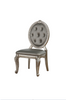 Northville PU & Antique Silver Side Chair Northville PU & Antique Silver Side Chair