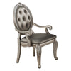 Northville PU & Antique Silver Arm Chair Northville PU & Antique Silver Arm Chair