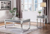 Noralie Mirrored & Faux Diamonds Coffee Table Noralie Mirrored & Faux Diamonds Coffee Table