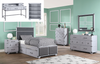 Orchest Gray PU & Gray Twin Bed Orchest Gray PU & Gray Twin Bed