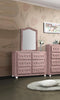 Reggie Pink Fabric Mirror Reggie Pink Fabric Mirror