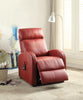 Ricardo Red PU Recliner w/Power Lift Ricardo Red PU Recliner w/Power Lift