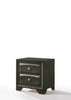 Soteris Antique Gray Nightstand Soteris Antique Gray Nightstand