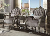 Versailles Velvet & Antique Platinum Chair & 1 Pillow Versailles Velvet & Antique Platinum Chair & 1 Pillow