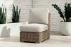 Beachcroft Outdoor Armless Chair with Cushion Beachcroft Outdoor Armless Chair with Cushion