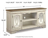 Realyn 74" TV Stand with Electric Fireplace Product image