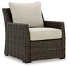 Brook Ranch Outdoor Lounge Chair with Cushion Brook Ranch Outdoor Lounge Chair with Cushion