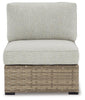Calworth Outdoor Armless Chair with Cushion (Set of 2) Calworth Outdoor Armless Chair with Cushion (Set of 2)