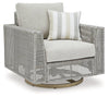 Seton Creek Outdoor Swivel Lounge with Cushion Seton Creek Outdoor Swivel Lounge with Cushion image