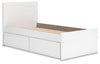 Onita Panel Bed with 1 Side Storage Product image