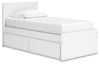 Onita Panel Bed with 1 Side Storage Product image