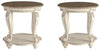 Realyn End Table Set Realyn End Table Set