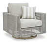 Seton Creek Outdoor Swivel Lounge with Cushion Product image