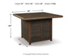 Paradise Trail Bar Table with Fire Pit Product image