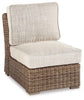 Beachcroft Outdoor Armless Chair with Cushion Beachcroft Outdoor Armless Chair with Cushion