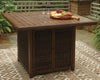 Paradise Trail Bar Table with Fire Pit Product image