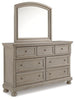 Lettner Dresser and Mirror Lettner Dresser and Mirror image