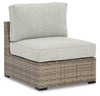 Calworth Outdoor Armless Chair with Cushion (Set of 2) Calworth Outdoor Armless Chair with Cushion (Set of 2)