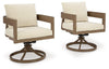 Serene Bay Outdoor Swivel Dining Chair with Cushion (Set of 2) Serene Bay Outdoor Swivel Dining Chair with Cushion (Set of 2) image