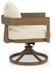 Serene Bay Outdoor Swivel Dining Chair with Cushion (Set of 2) Product image