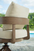 Serene Bay Outdoor Swivel Dining Chair with Cushion (Set of 2) Product image