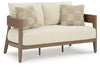 Serene Bay Outdoor Loveseat with Cushion Serene Bay Outdoor Loveseat with Cushion image