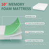 Forsythia 10" Full Green Tea Gel Memory Foam Forsythia 10" Full Green Tea Gel Memory Foam