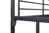 Cybill Full Loft Bed White, Silver, & Black Cybill Full Loft Bed White, Silver, & Black