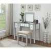 Joyce Silver Vanity w/ Stool Joyce Silver Vanity w/ Stool